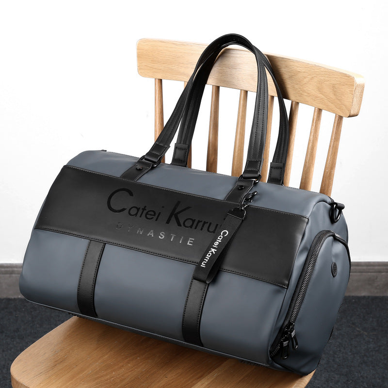 CateiKarrui Versatile Men's Oxford Cloth Duffle Bag
