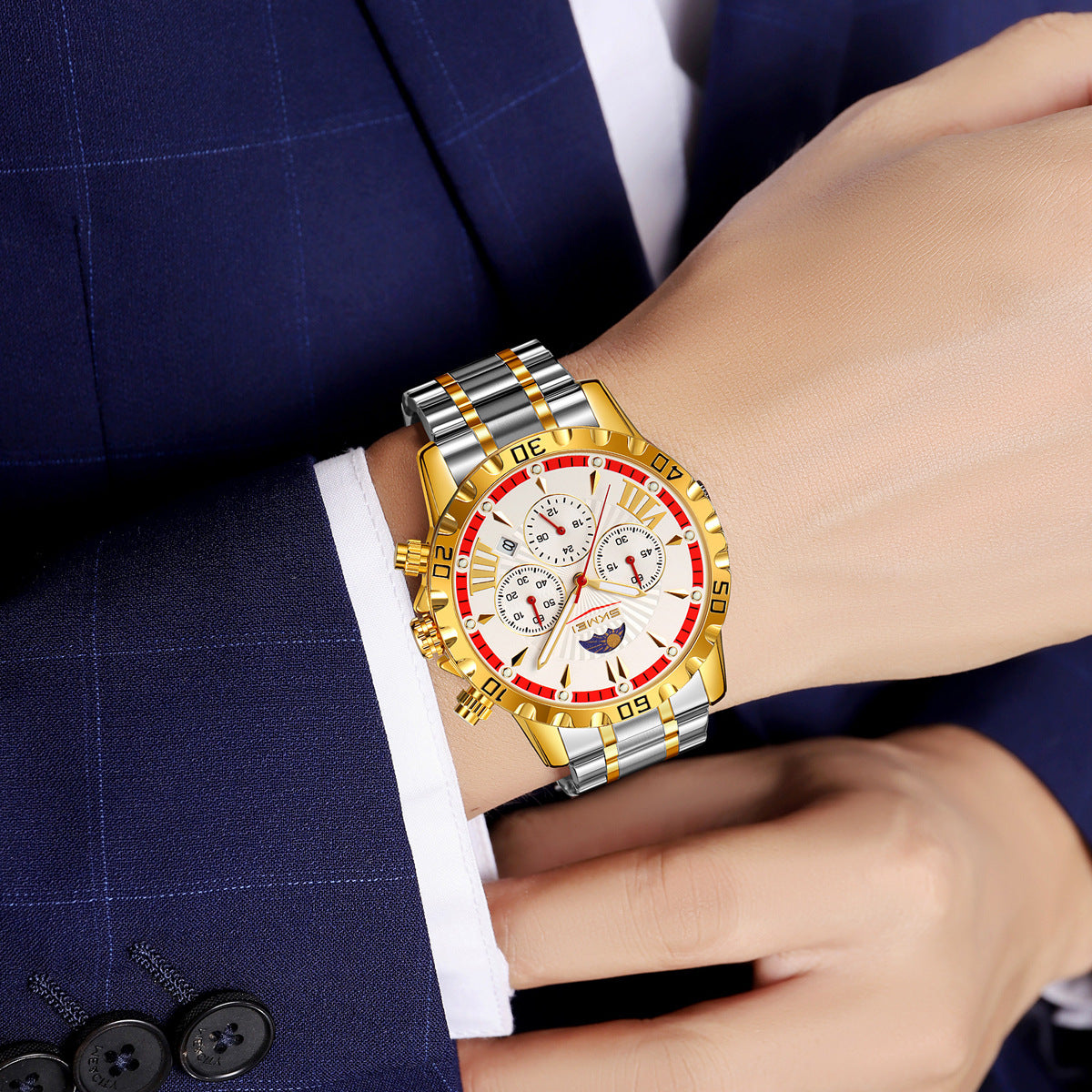 Classic Multifunction Business Quartz Watch