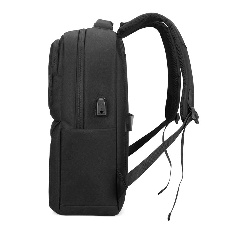 Large Capacity USB Charging Nylon Business Backpack