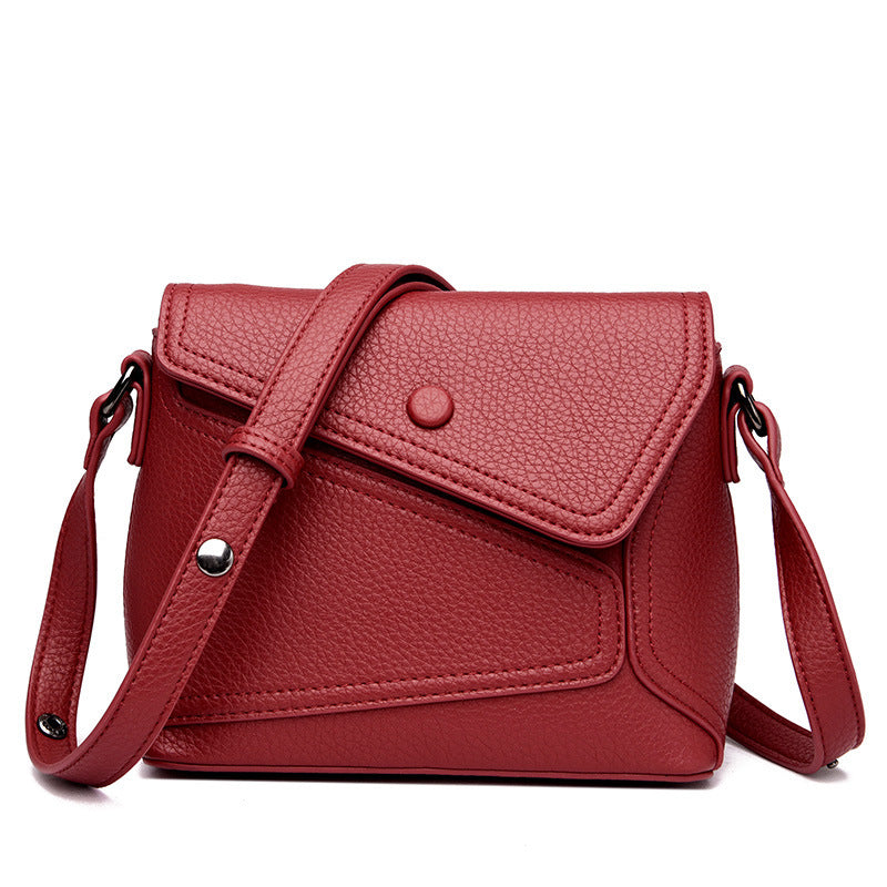 Fashion Spliced  Small Square Crossbody Shoulder Bag
