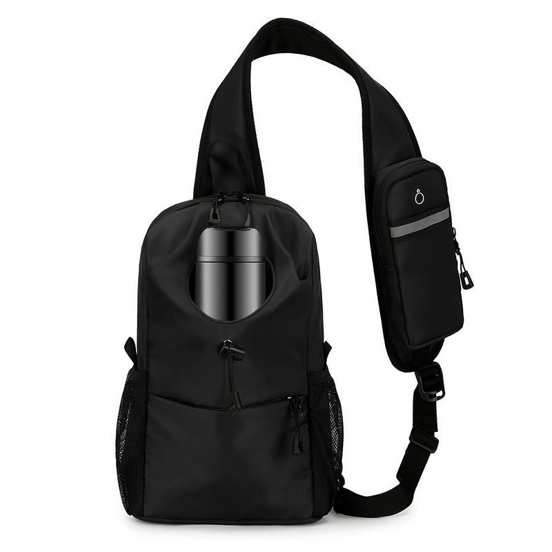 Ultra Light Nylon Crossbody Bottle Bag