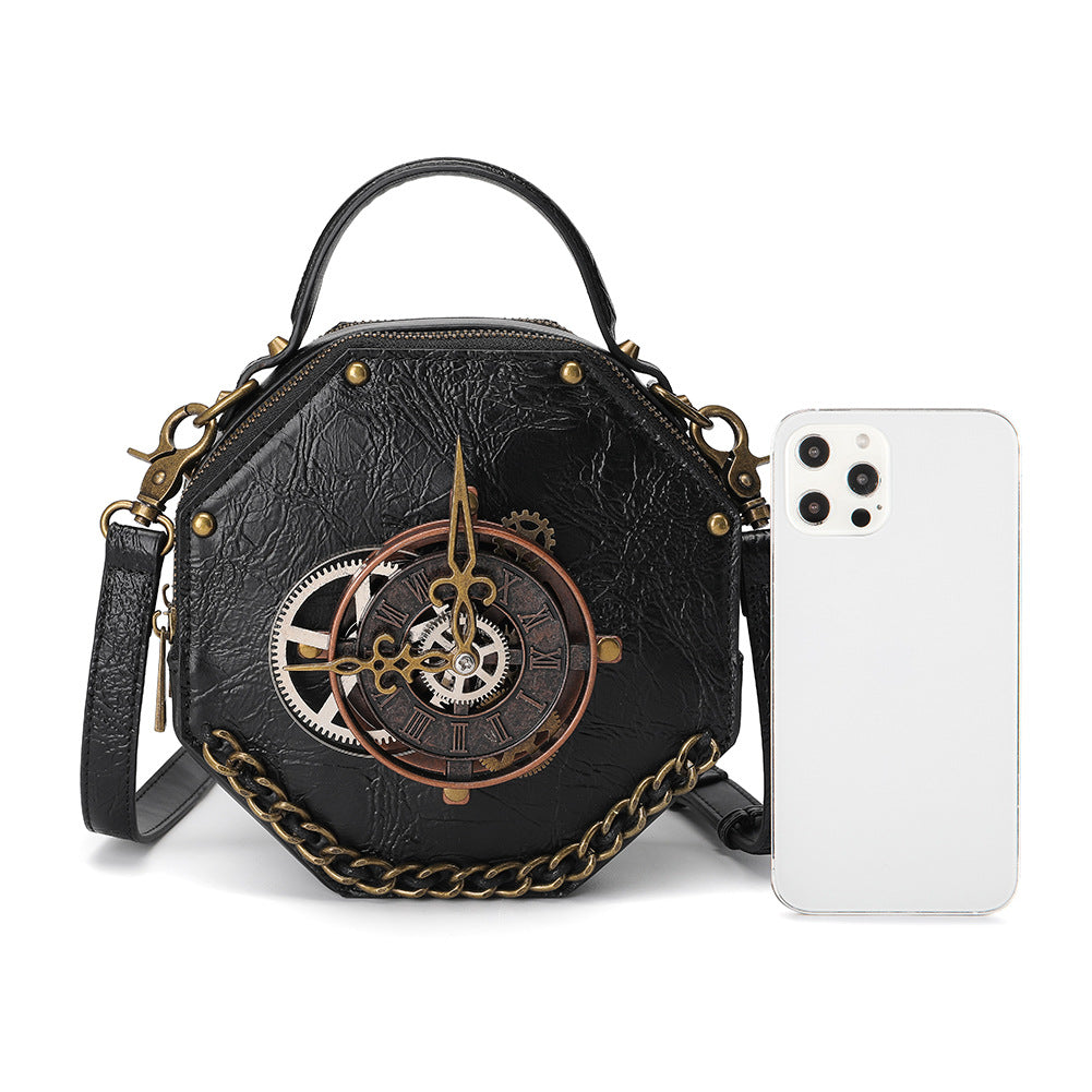 Retro nk Style PU Leather Shoulder Crossbody Bag