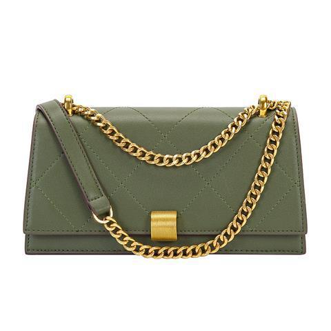 Autumn  Embroidered Diamond Chain Small Square Bag