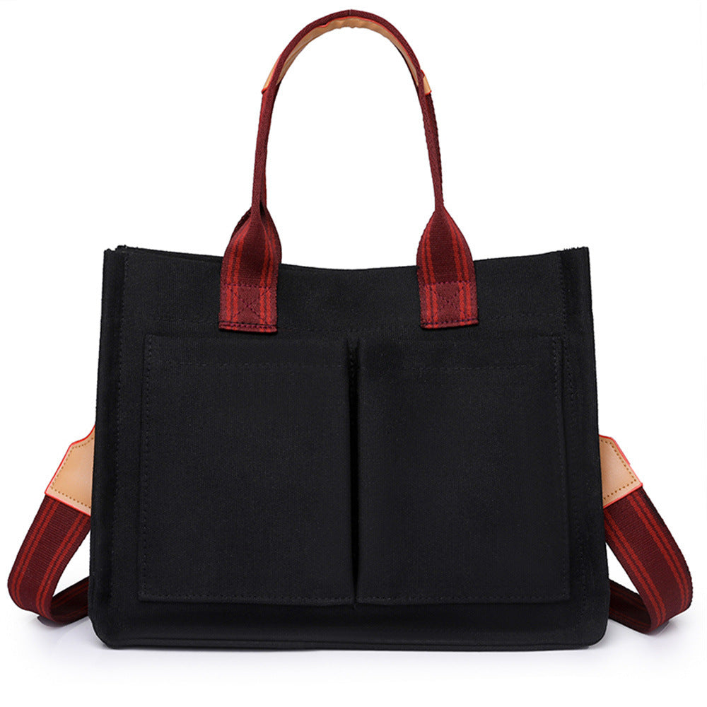 Retro Casual Oxford Cloth Canvas Commuter Tote