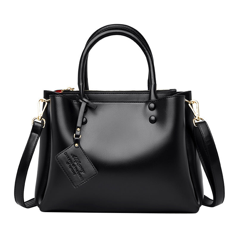 Simple Fashion Large Capacity  European Women's Handbag