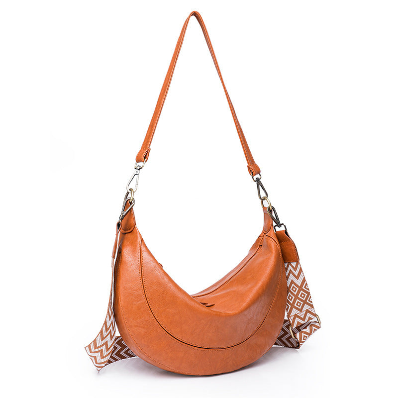 Crescent Style Large Capacity  Shoulder Bag