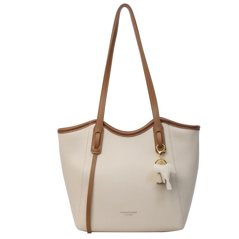 Textured  Large Capacity Commuter Tote Bag