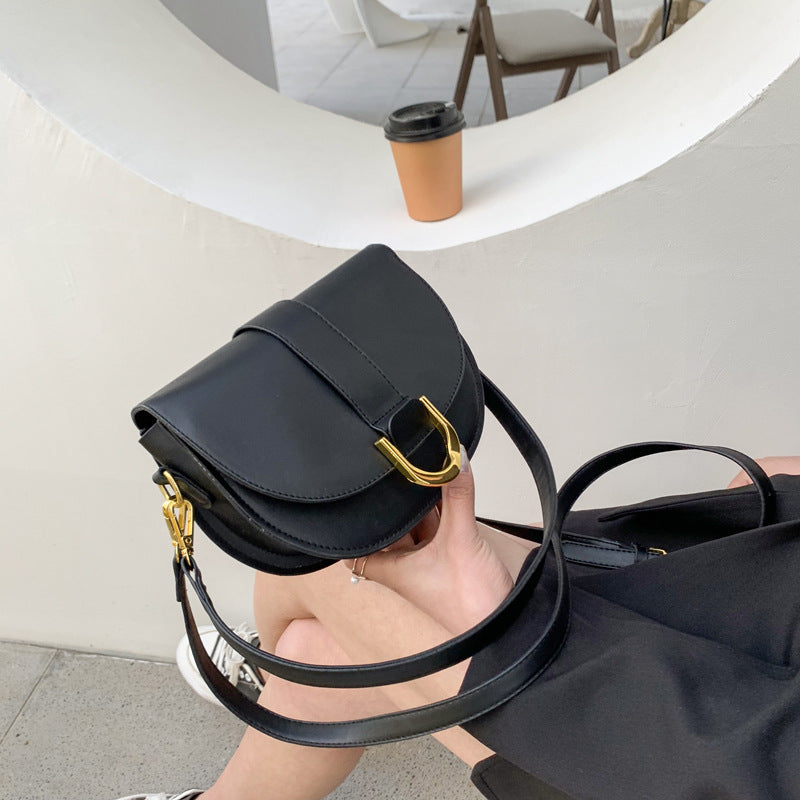 Style Fashion Saddle  Crossbody Bag