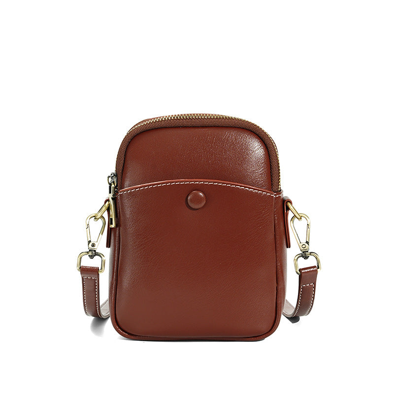 Customizable Mini Faux Leather Women's Crossbody Bag