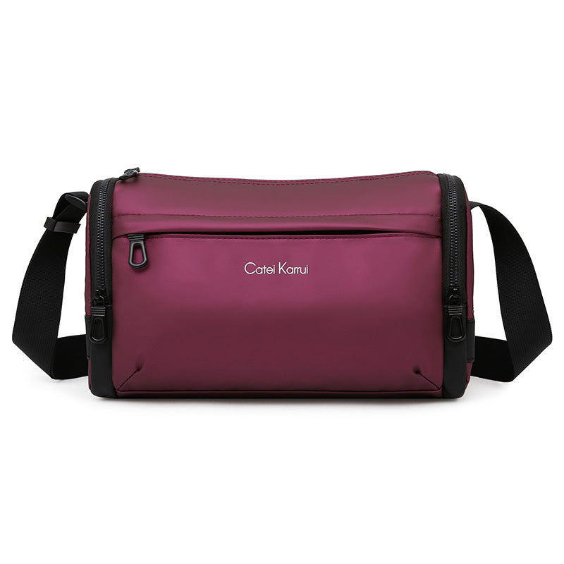 CateiKarrui Men's Large Capacity Oxford Cloth Messenger Bag