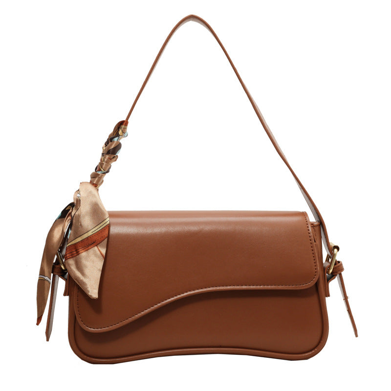 Textured Niche  Autumn Shoulder Crossbody Square Bag