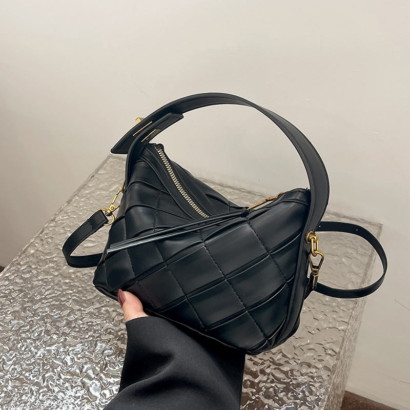 Retro Woven  Small Square Crossbody Bag