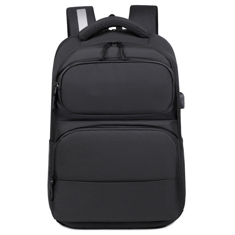Men's Leisure Large Capacity Oxford Cloth USB Backpack