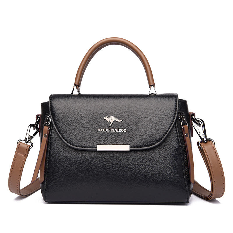 Fashion Contrast Color  Women's Messenger Handbag
