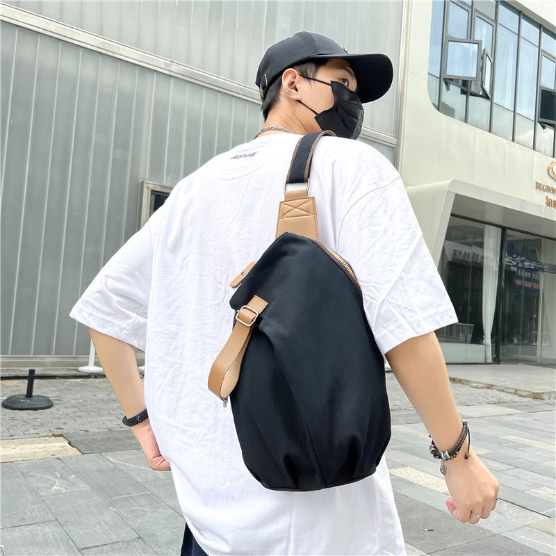 Oxford Cloth Large Capacity Chest Crossbody Bag
