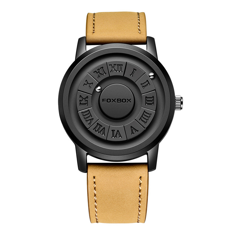 Futuristic Magnetic Ball Motion Watch for Men