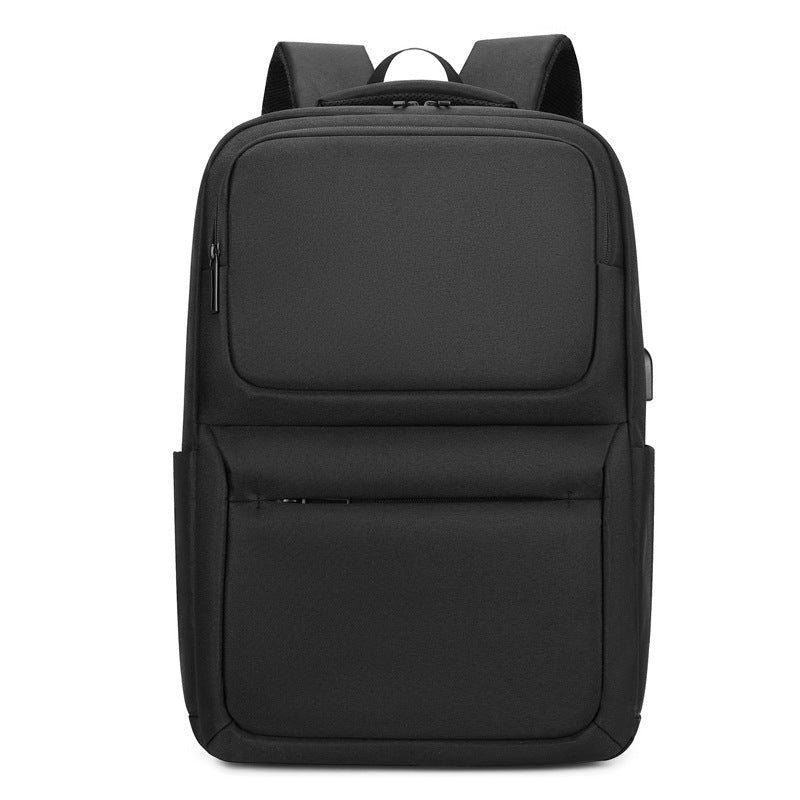 Large Capacity USB Charging Nylon Business Backpack