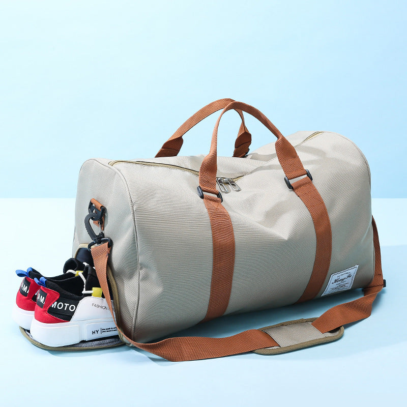 Women's Oxford Gym Bag with Shoe Compartment and Custom Logo