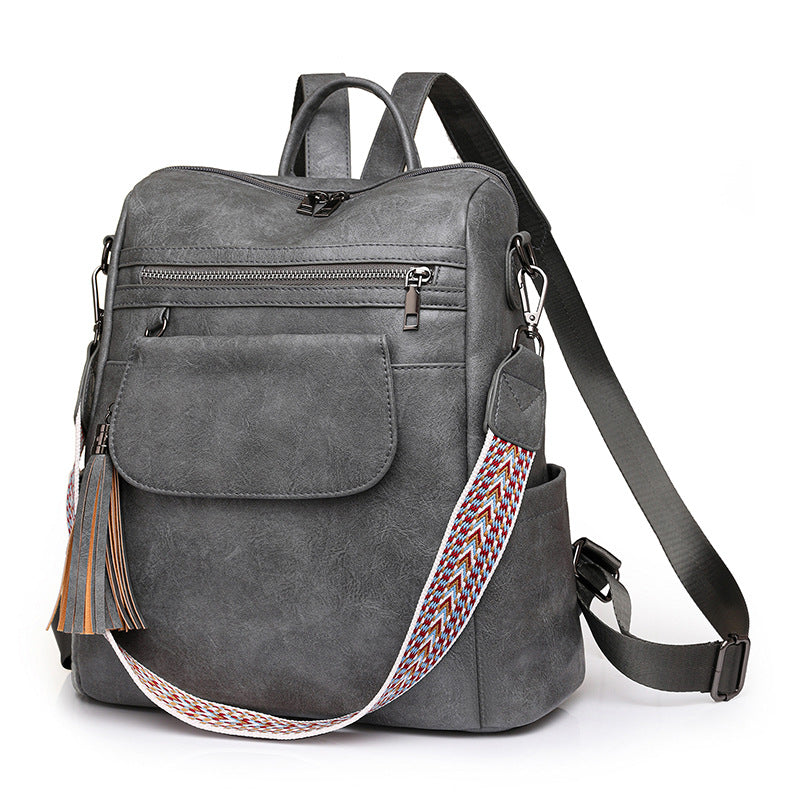 Retro Large Capacity  Women's Dual-rpose Backpack