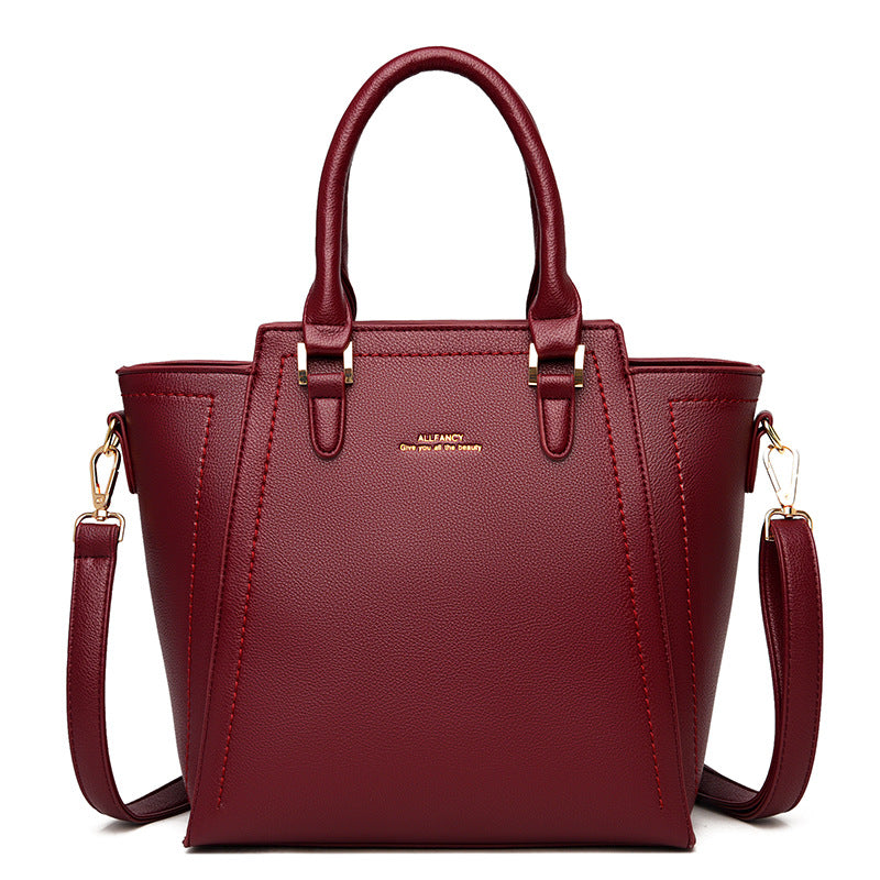 Trendy European Style Large  Women's Shoulder Bag