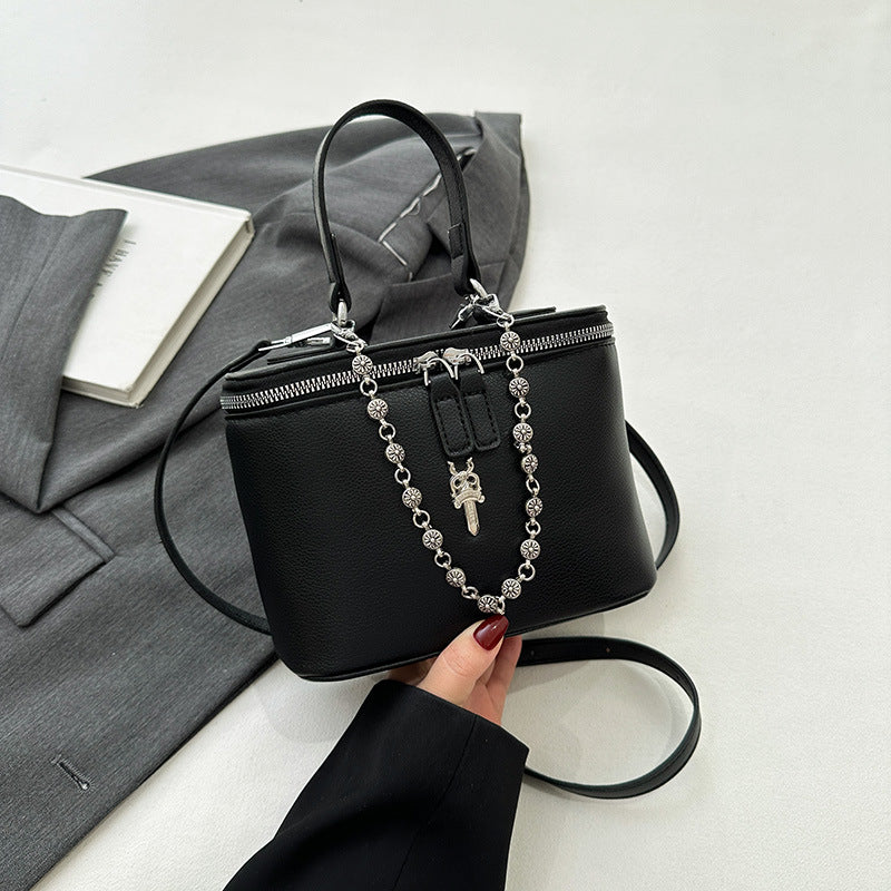 Simple Faux Leather Casual Small Square Crossbody Bag