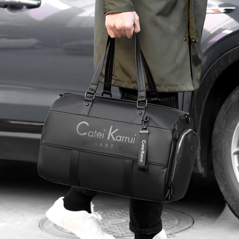 CateiKarrui Versatile Men's Oxford Cloth Duffle Bag