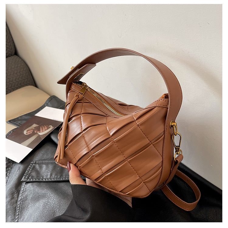 Retro Woven  Small Square Crossbody Bag
