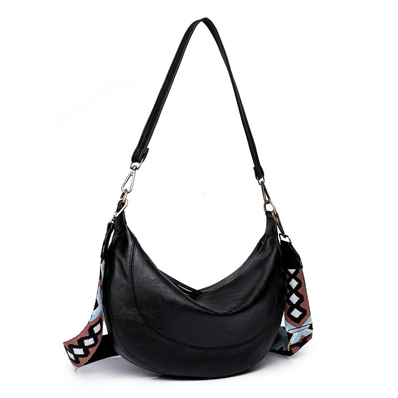Crescent Style Large Capacity  Shoulder Bag