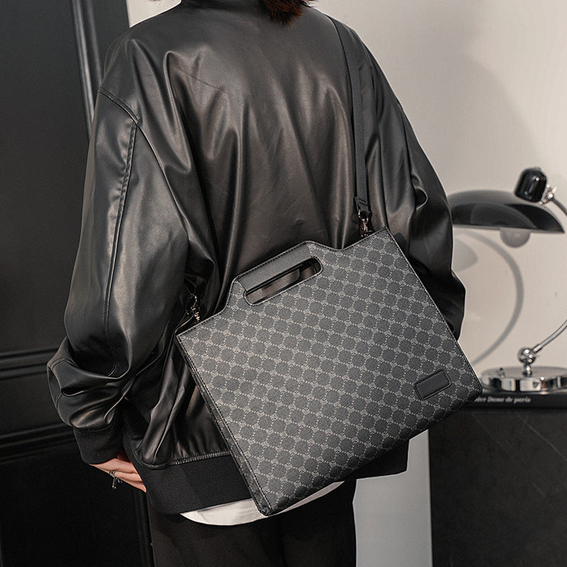Style Men's Fashion  Laptop Clutch Bag