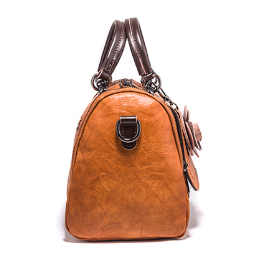 Spring  Pillow Bag with Flower Pendant Shoulder Bag