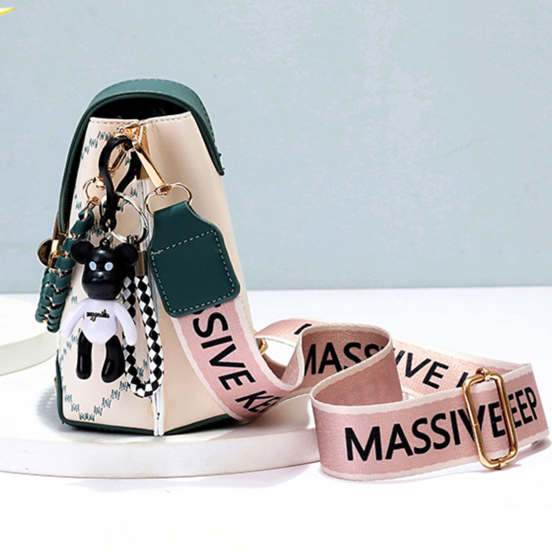 Soft Leather Chain Bucket Crossbody Underarm Bag