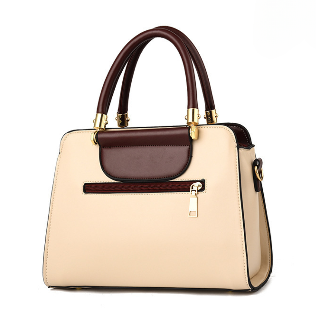 European  Large Capacity Simple Shoulder Handbag