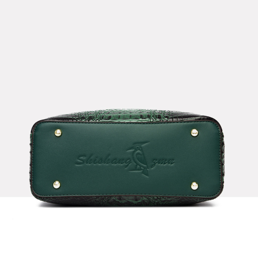 Fashionable Crocodile Pattern  Women's Handbag
