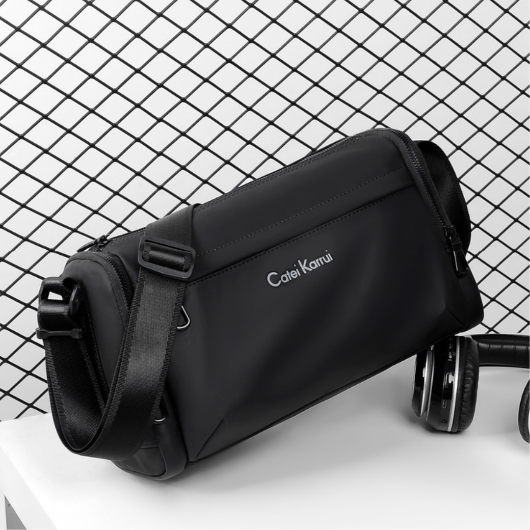 CateiKarrui Men's Large Capacity Oxford Cloth Messenger Bag