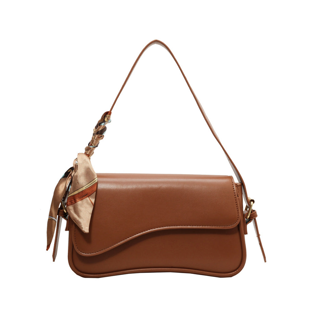 Textured Niche  Autumn Shoulder Crossbody Square Bag