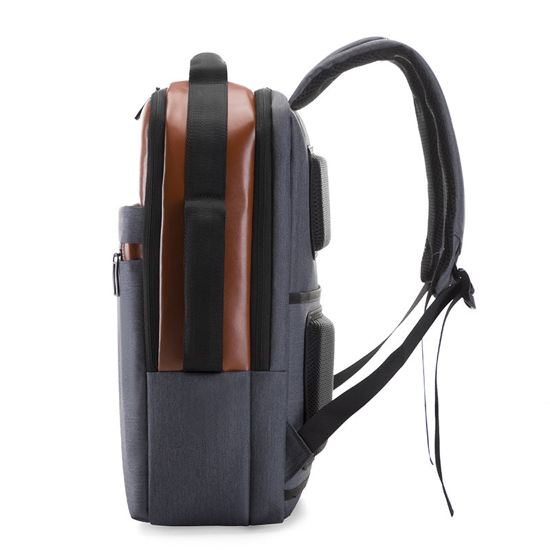 Oxford Cloth USB Business Laptop Backpack for Men