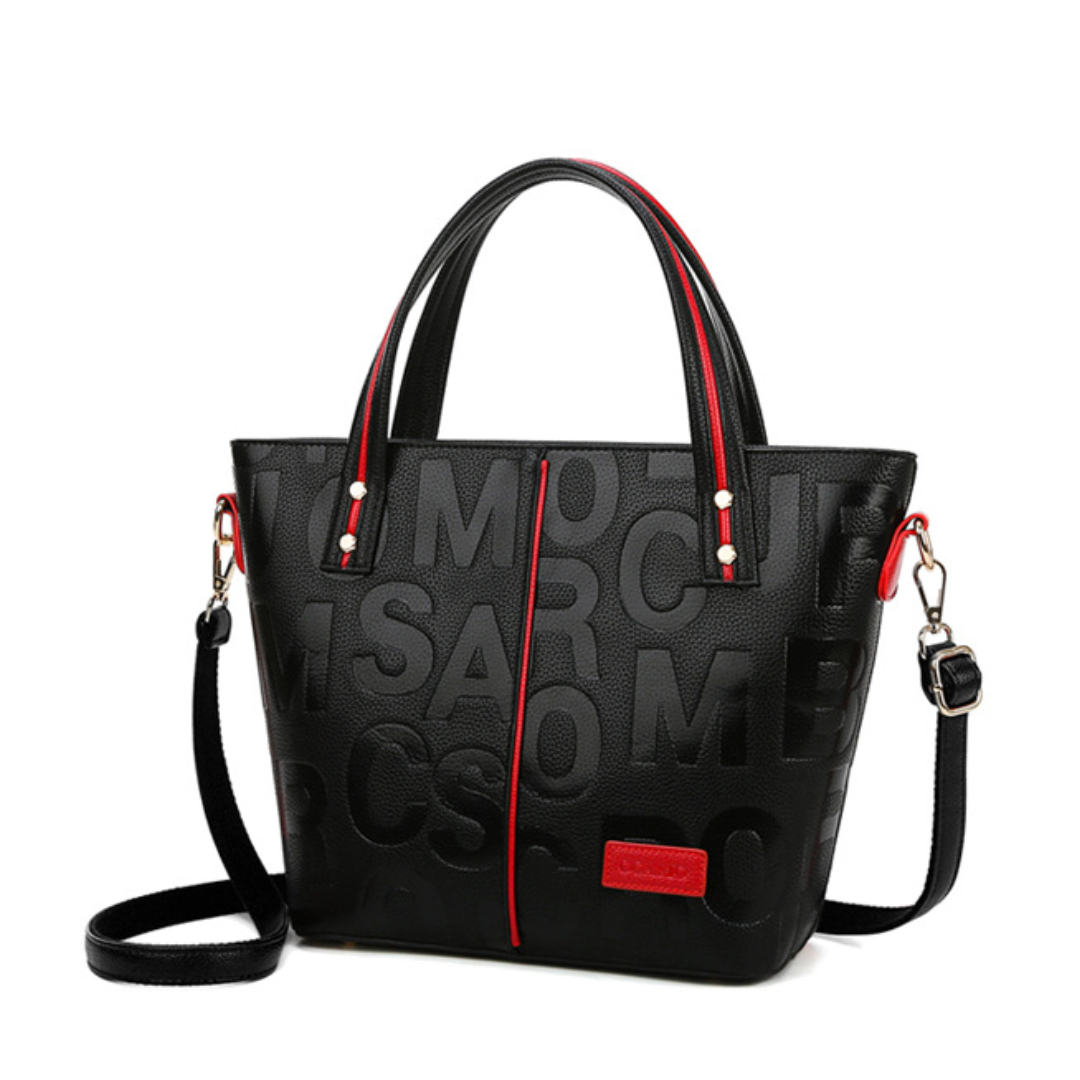 Letter Print  Large Capacity Casual Handbag