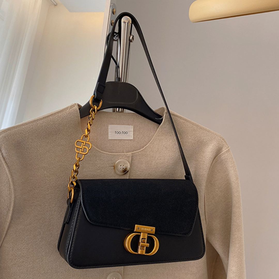 Frosted  Velvet Chain Retro Armpit Shoulder Bag