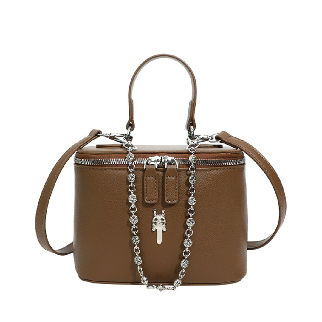 Simple Faux Leather Casual Small Square Crossbody Bag