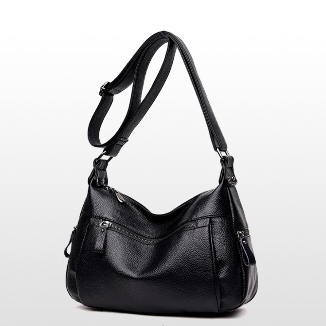 Soft PU Leather Large Capacity Crossbody Mom Bag
