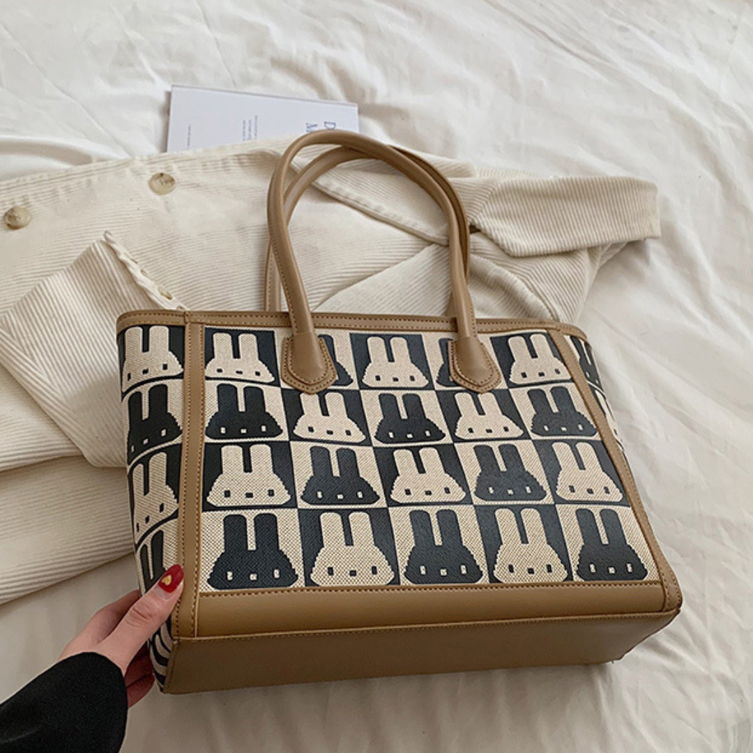 Canvas College Tote Bag for Women