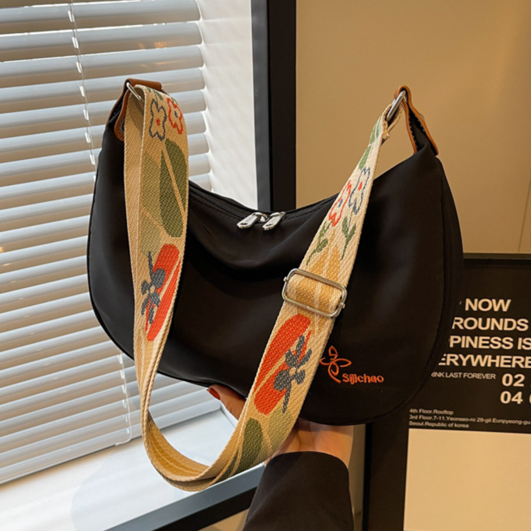 Style Nylon Dumpling Shoulder Messenger Bag
