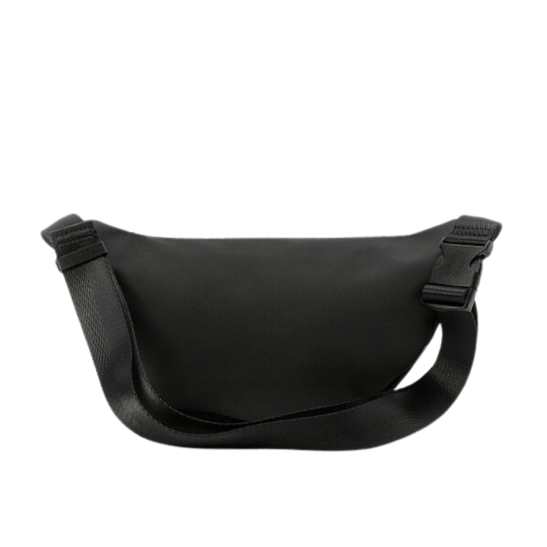 Geometric Chain Canvas Waist Crossbody Bag for Women