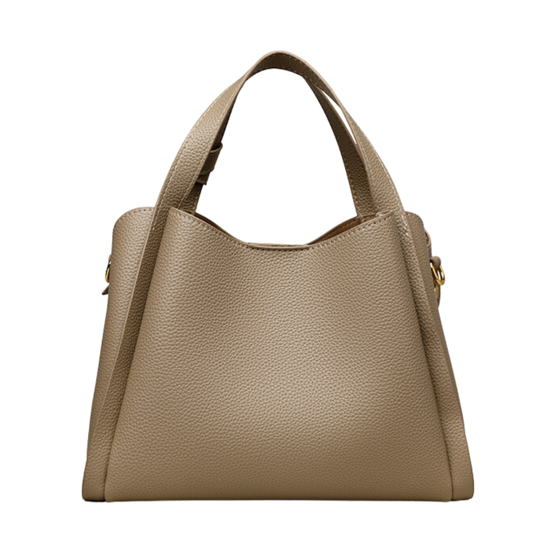 Soft PU Leather Vegetable Basket Bucket Shoulder Bag