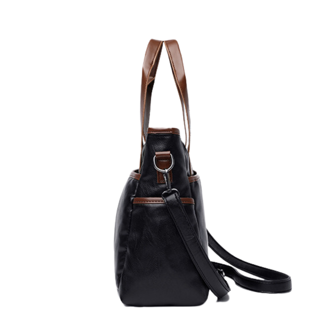 Retro Soft PU Leather Mother Shoulder Messenger Bag