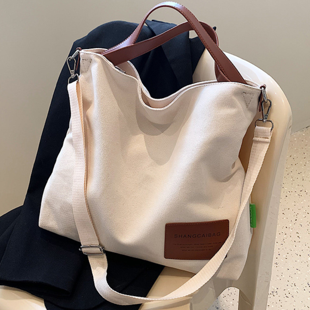 Canvas Large Capacity Shopping Tote Bag