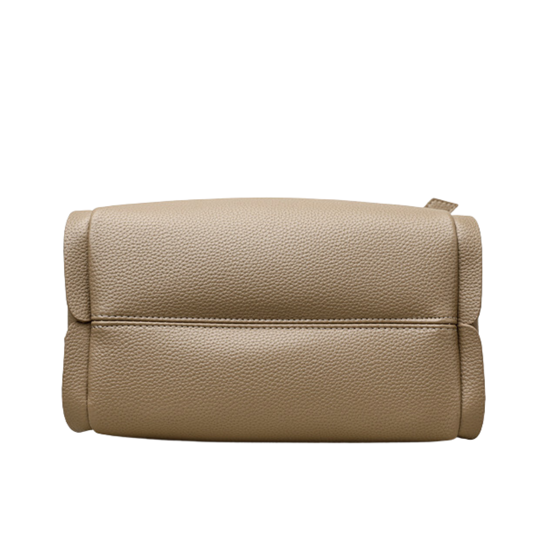 Soft PU Leather Vegetable Basket Bucket Shoulder Bag