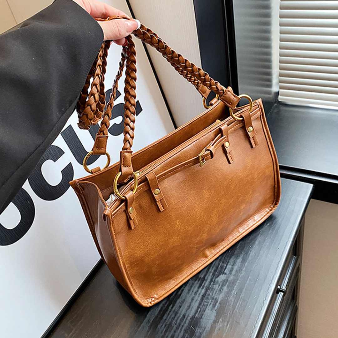Retro  Large Capacity Commuter Shoulder Tote
