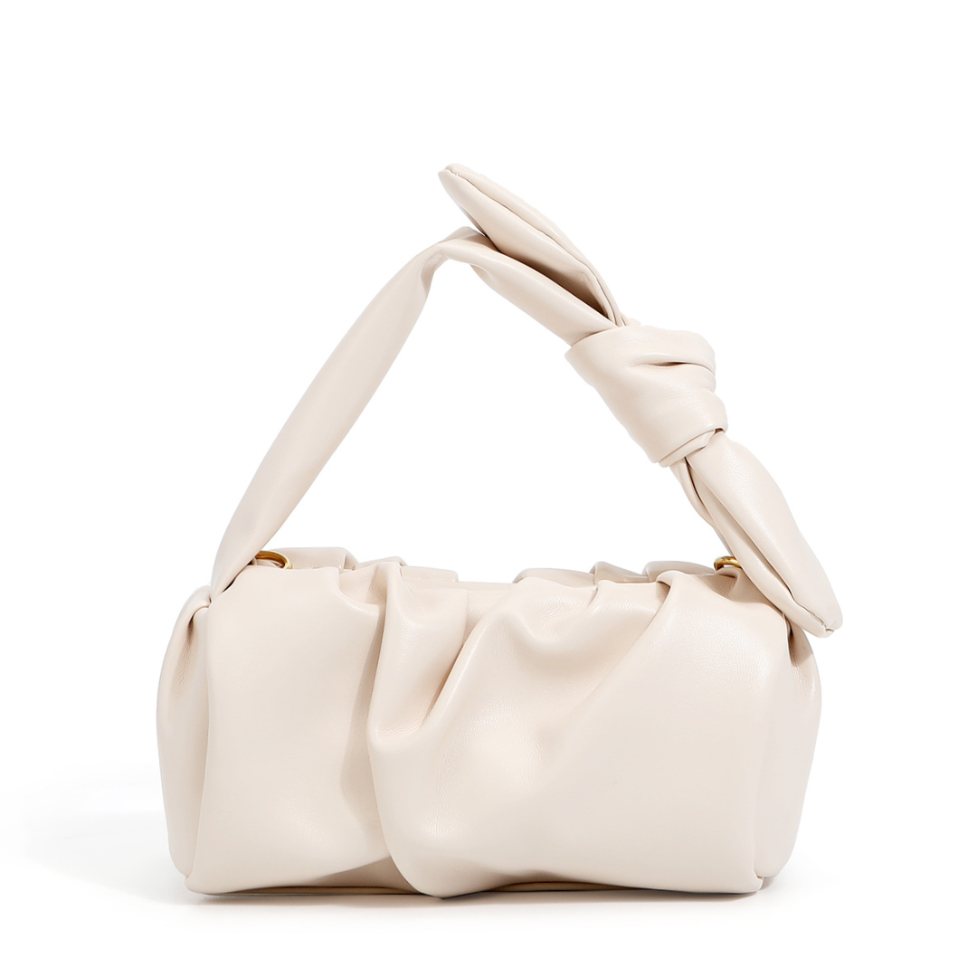 Cloud Style  Pleated Chain Strap Handbag