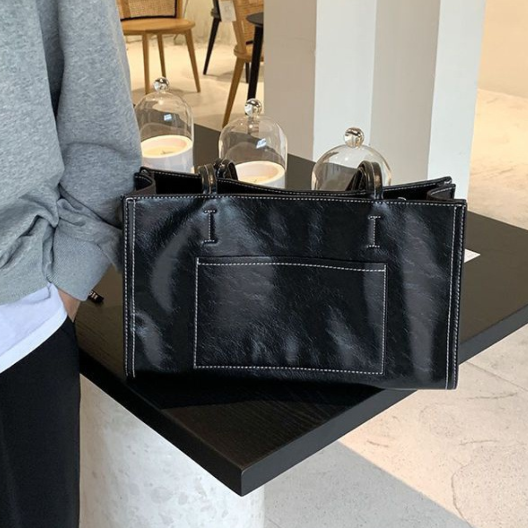 Nylon Large Shoulder Tote Commuter Bag